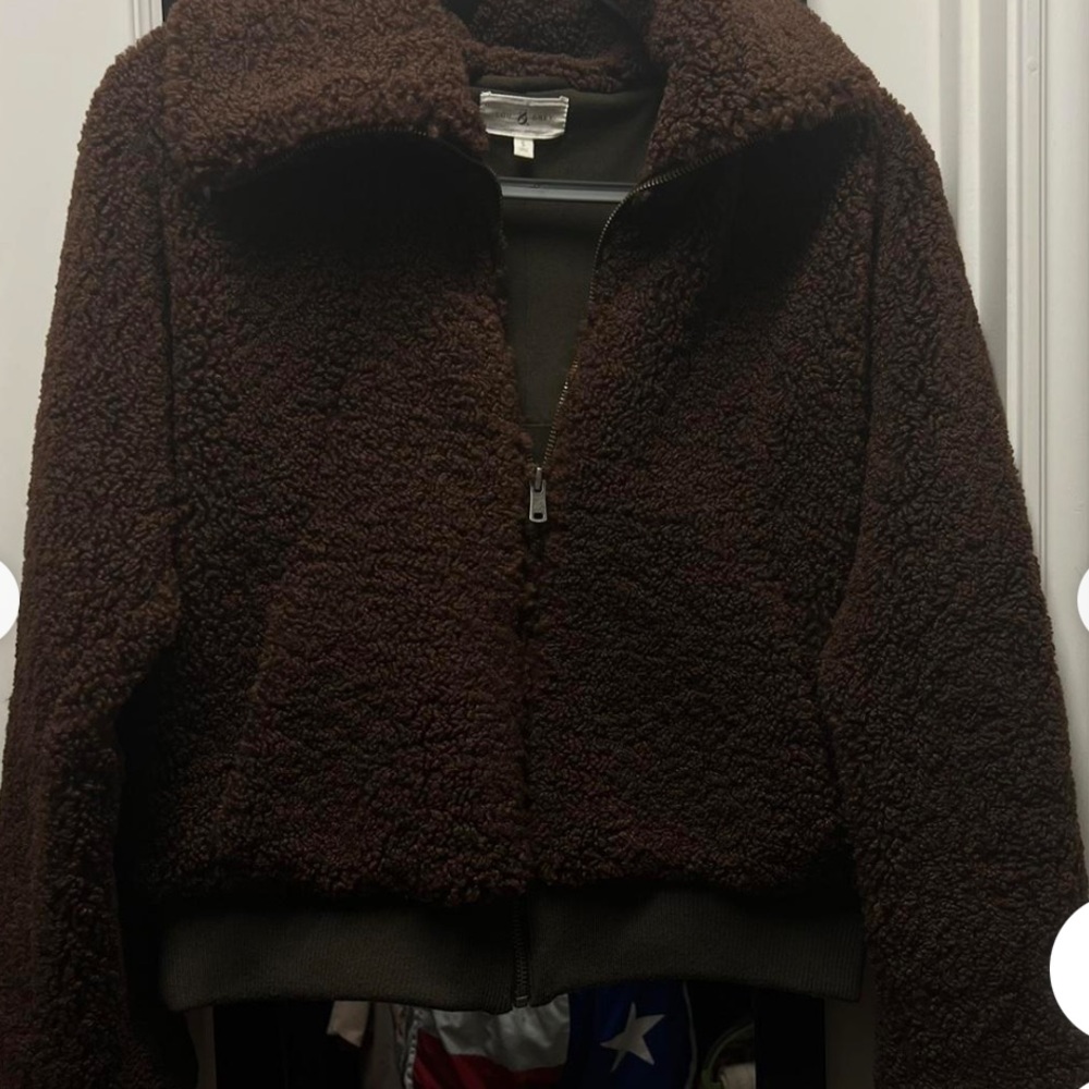 Lou & Grey Women's Brown Teddy Coat